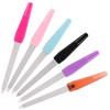 12 Pack Multicolor Metal Nail Files Set - Durable Fingernail