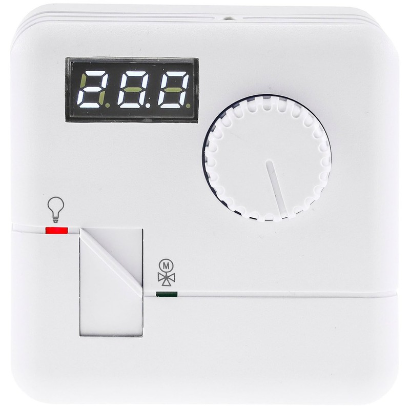 Socket Thermostat, Max. 3500 W, On/Off/Auto, 230 V for Heating