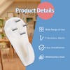 [60 Pack] Concrete Wall Hooks - PinCute Wall Picture Hangers