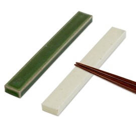 Trampalan Chopsticks Rest Set of 2 (Green / White)