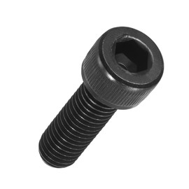 Kozelo Pack of 20 Cylinder Screws with Hexagon Socket - [M8-1.25 x 25 mm] Screws Carbon Steel Black Oxide DIN 912 Full Thread Allen Screw for Industrial Mechanical