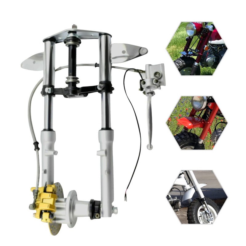 KONKENIE Z250 Front Fork & Brake Caliper Disc Assembly for