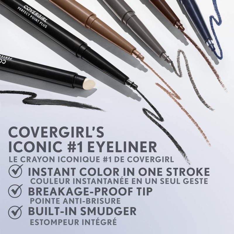 COVERGIRL Perfect Point PLUS Eyeliner Pencil, Espresso .008 oz. (0.23