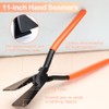 LEONTOOL 11-Inch Hand Seamers - Sheet Metal Tools with PVC