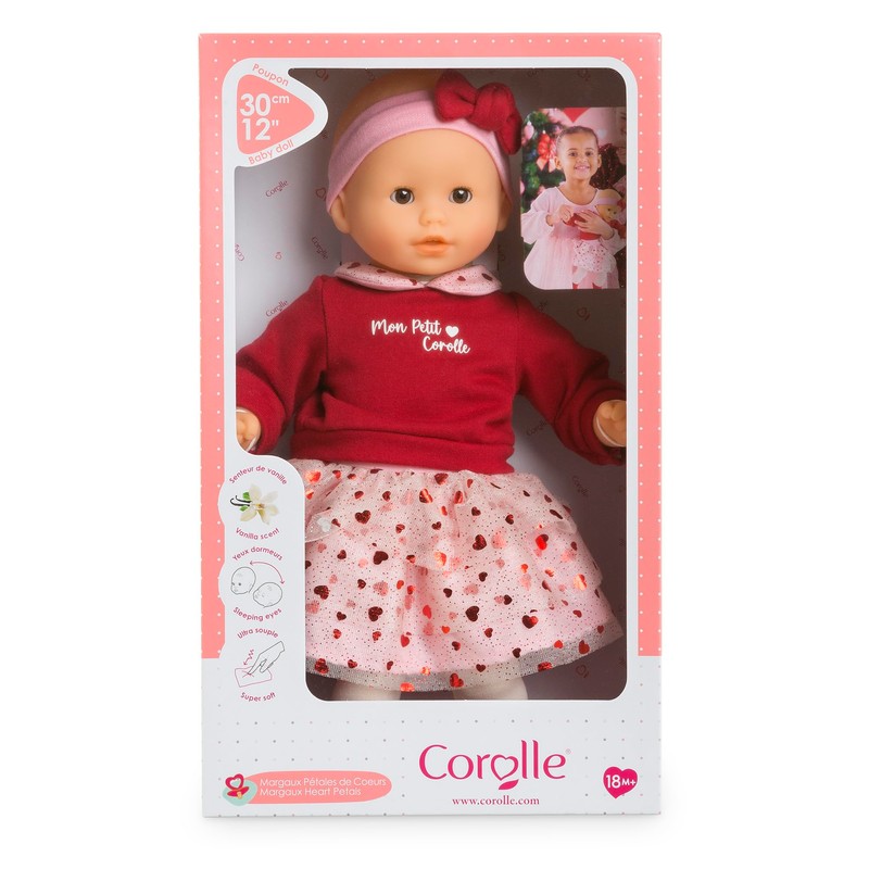 Corolle Margaux Petals Baby Doll 12 Inch Soft Body for