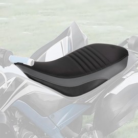 KEMIMOTO Leather Seat Cover for ATV Compatible with 2006-2023 Raptor 700 700r Anti-Resistant ATV Seat Cover Anti-Slip Replacement for OEM Number 1PE-F4731-21-00, 1PE-F4731-22-00 Leather