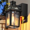 Porch Lights with GFCI Outlet, Dusk to Dawn Outdoor Lights