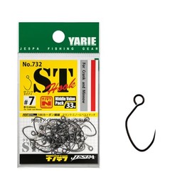 Yarie ST Hook Nanotefu Vertical Eye No. 732 33 Pieces Yarie ST Hook #6 No. 732
