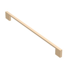 Alzassbg 5 Pack Champagne Copper Cabinet Pulls, 10 Inch(256mm) Hole Centers Cabinet Handles Kitchen Hardware Rectangle Pulls for Drawers and Cabinets AL3051SCG