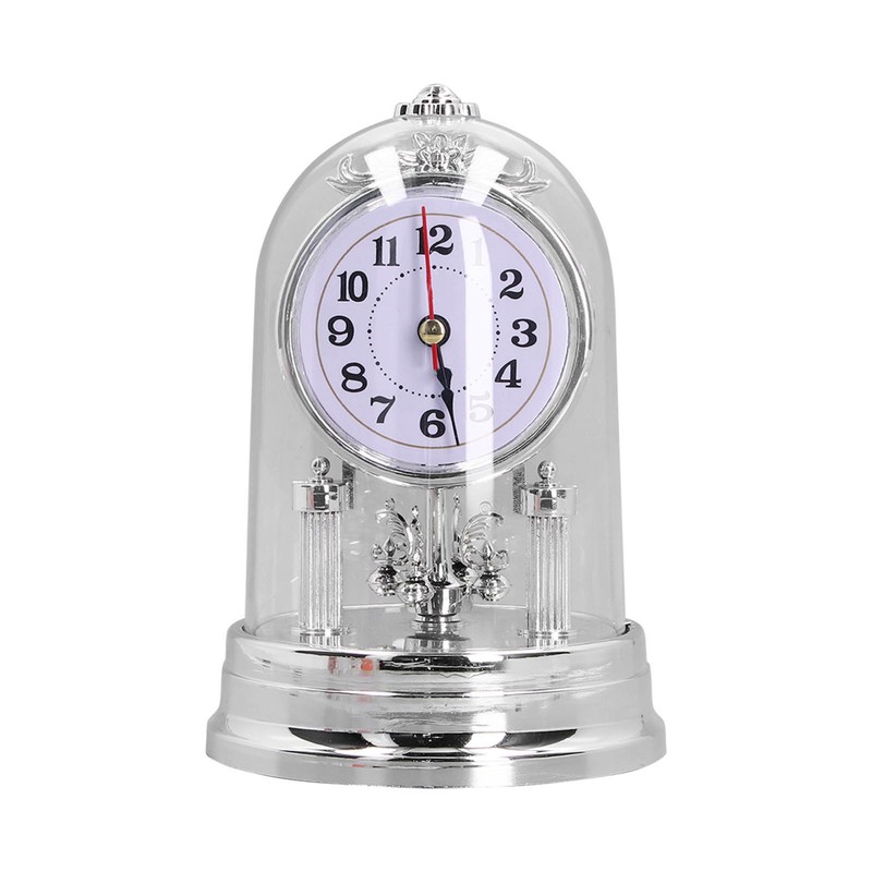 Desk Clock European Style Quiet Environment Internal Rotation Home Decoration