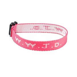 FORUBUS WWJD Bracelets, Inspirational Christian Wristbands for Men and Women, What Would Jesus Do Bracelets Pack/Single-pink
