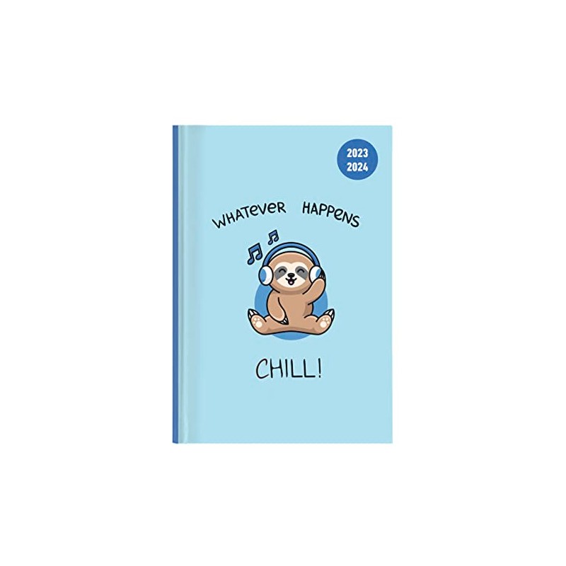 Collegetimer Chill! 2023/2024 - Student Calendar A5 (15 x 21