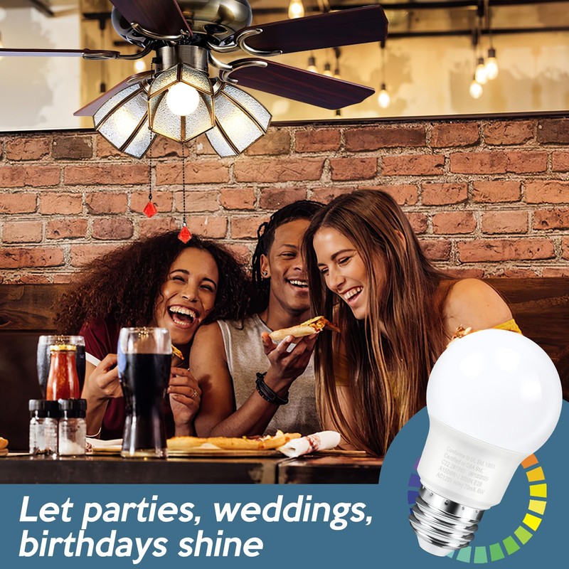 Kimmol E26 LED Bulb A15 Dimmable LED Light Bulbs, Refrigerator