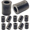 M10 x 10mm Black Nylon SPACERS Plastic Standoff Washers (Pack