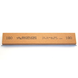 Boride Orange EDM Series 6" x 1" x 0.25" Sharpening Stone with Aluminum Mounting for Edge Pro 220 Grit