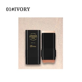 O'CHEAL Concealer &  Stick,1 Box Waterproof Radiant Concealer & ,Hydrating Flawless Coverage Makeup Tool for Women & Girls, Cosmetic, Moisturizing Solid , Long wearing Water proof Makeup, Moisture lite:_01#IVORY