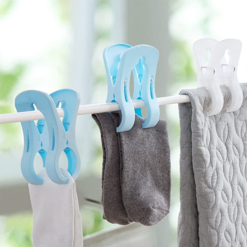Zhailyn Beach Towel Clips, Clothes Pegs, 9Pcs Double Large Clothes