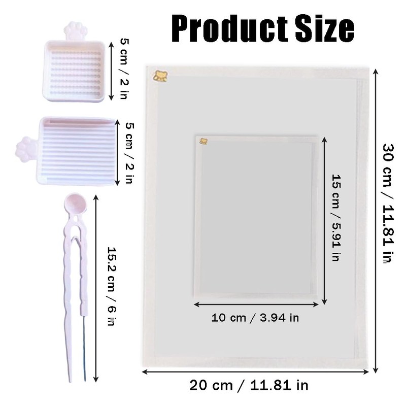 Ouliget Fuse Bead Tools Set,2.6mm Fuse Bead Single Needle Tweezer
