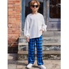 Arshiner Boys Pajama Pants 2 Pack Soft Plaid Sleepwear Kids