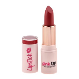 PINK UP | Lipstick | Labial matte de larga duración | Maquillaje | Labial | Acabado matte que brinda una textura muy suave | No reseca | Color intenso de larga duración | Color Apple | Modeo PKLP18