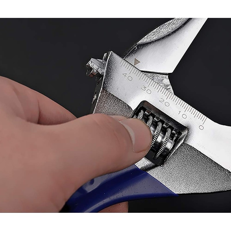 1 Piece Wide Opening Adjustable Wrench 5 inch with Short