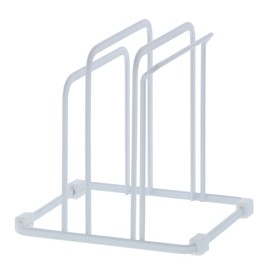 Takagi Triple Cutting Board Stand, Compatible with Cutting Board, White