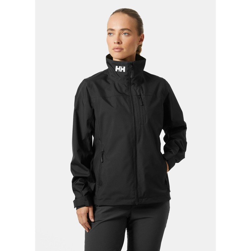 Helly-Hansen Women's Crew Jacket 2.0, 990 Black, Medium