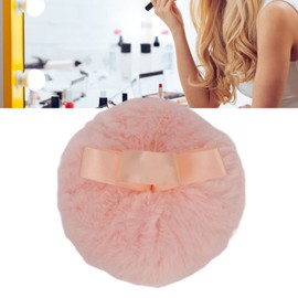 Large Powder Puff Soft Fluffy Makeup Ball Round Body Powder Puff with Bow Handle for Face and Body Makeup