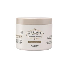 Il Salone Milano Professional Glorious Mask - Hydrating Hair Mask for Dry Hair - Increases Nourishment & Combability with Chestnut Extract & Rice Extract - Salon-Quality Hair Care (17.1 oz / 500 ml)