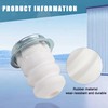 Pack of 2 Stop Buffer Leaf Spring, Stop Buffer Rubber