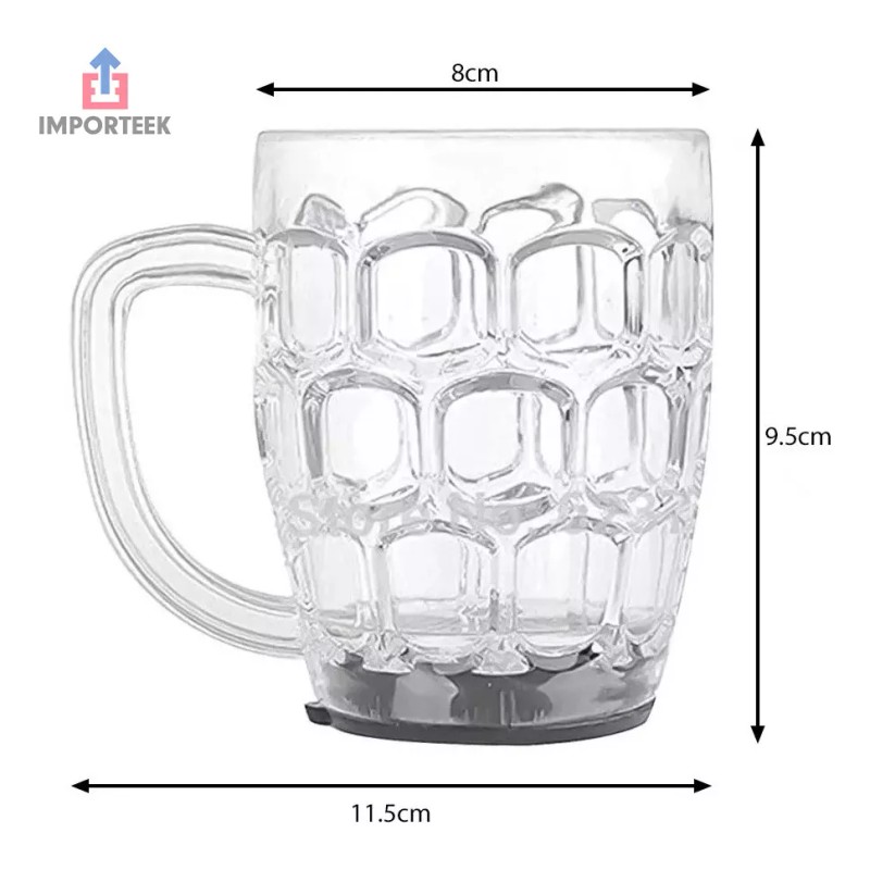 4pz Taza Vaso Luminoso Luces Led Bar Fiesta Bebidas Batucada