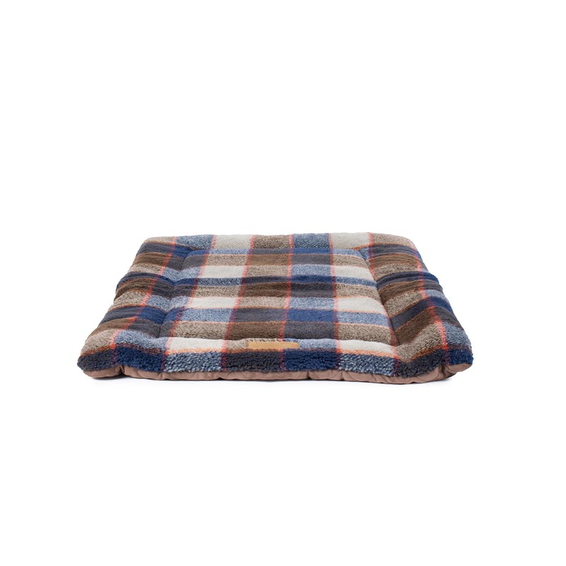 PENDLETON Berber Comfort Cushion Dog Bed - Mountain Plaid, M