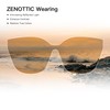 ZENOTTIC Polarized Sunglasses Women Oversized Sun Glasses Womens Trendy Retro