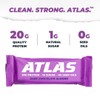 Atlas Protein Bar, 20g Protein, 1g Sugar, Clean Ingredients, Gluten