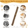 WoLover Silvervine Sticks for Cats, Natural Catnip Matatabi Chew Sticks