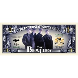 Pack of 100 Beatles Music 1 Million Dollar Bills Collectible Novelty Money