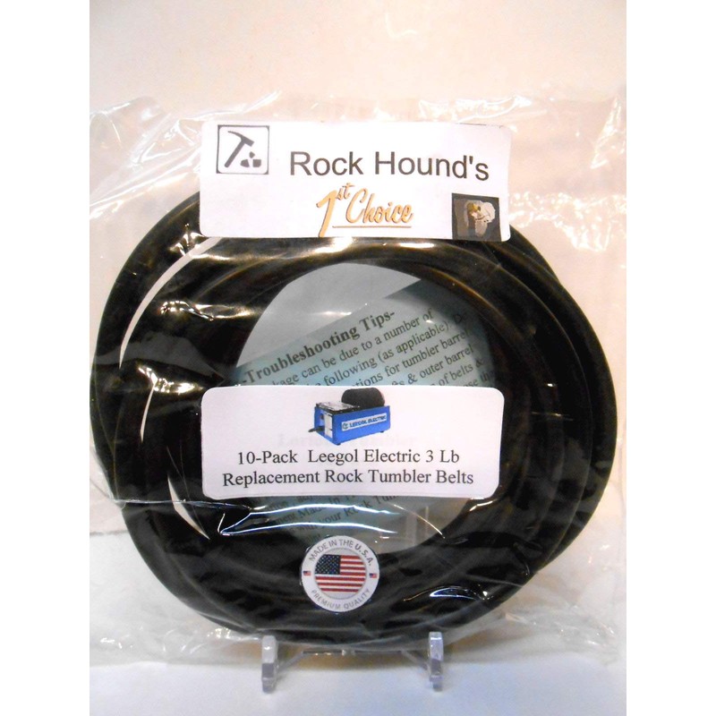 Rockhound's 1st Choice Replacement Drive Belts for Leegol Electric Single
