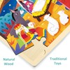 MoinKidz Wooden Nativity Puzzle for Kids 3 Year Old, 24