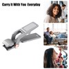 VOCOSTE Nail Clippers for Women Portable Gray Stainless Steel Nail