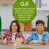 G4GADGET 100x Wooden Forks - Disposable Biodegradable Birch Wood Utensils