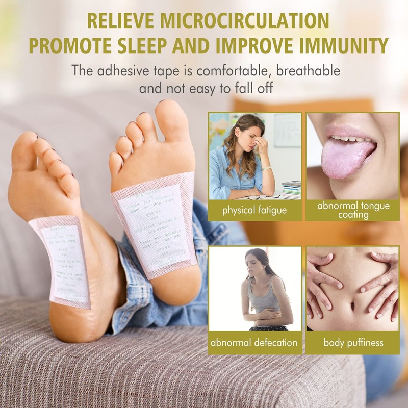 24 Pieces Detox Foot Pipes Natural Detox Patch (Ginger)