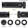 Universal Motorcycle Scooter Handlebar Grips Rubber Open 22 + 24-25