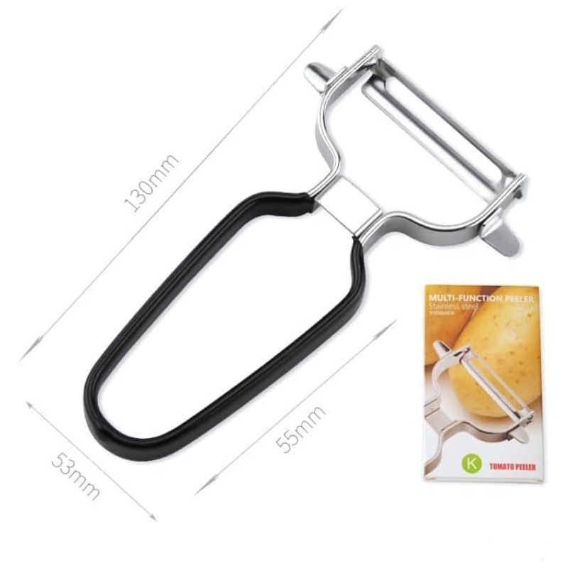 Stainless Steel Vegetable Y Peeler, Remover Good Durable Non-Slip Handle