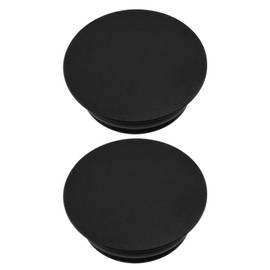 eMagTech 2Pcs Crankset Dust Cover with Rubber Ring Mountain Bike Crankshaft Dust Cover Aluminum Alloy Center Shaft Cap Bike Accessories Black