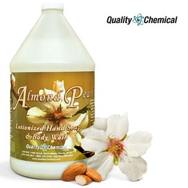 Quality Chemical Almond Pearl Luxury Hand Soap / 1 gallon (128 oz.)