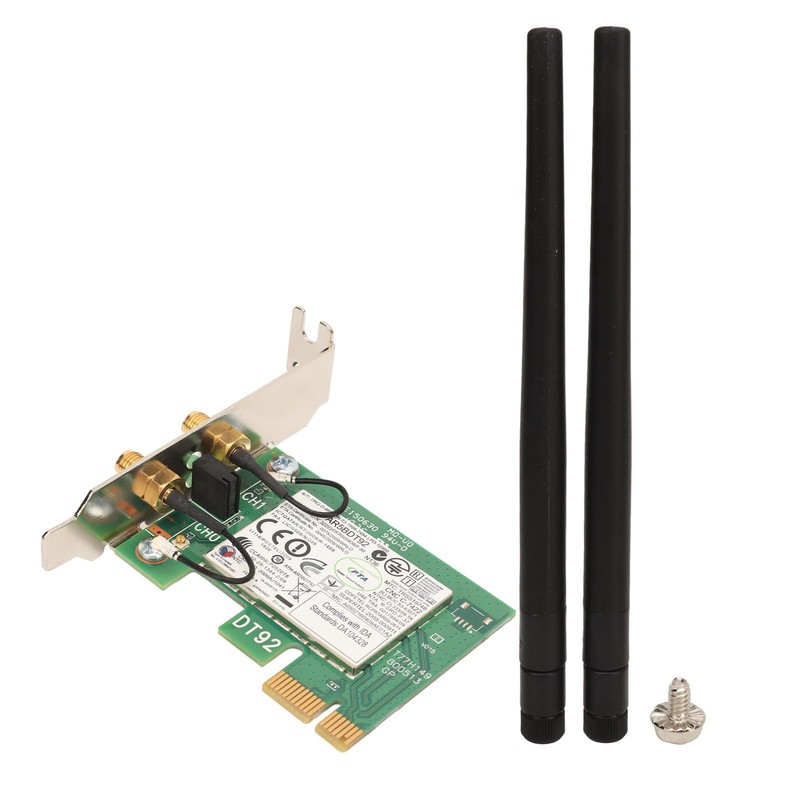 PCIE Wifi Card AR5BDT92 AR9280 300Mbps WiFi Network Adapter 2.4G