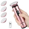 GUPAY Professional Elektrischer Fußhautentferner Kabellos mit Nano-Glas, 3-Stufen Regelung, Schnurloses