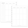 BetterNote 2025 VERTICAL Calendar Refill for Discbound Notebooks, Fits Levenger