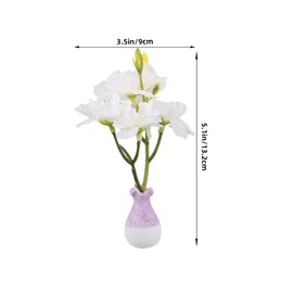 Alipis Simulated Vase Ornaments Plants Hydrangea Artificial Flowers Automotive Ornaments Car Dashboard Ornament Vanity Decor Dashboard Decorations Plant Ornaments Dashboard Hippie Resin