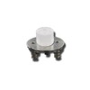 Leviton Medium Base, Bi-Pin, Standard Fluorescent Lampholder, 13518, White